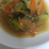 豆腐の青梗菜とブロッコリーのあんかけ(^○^)